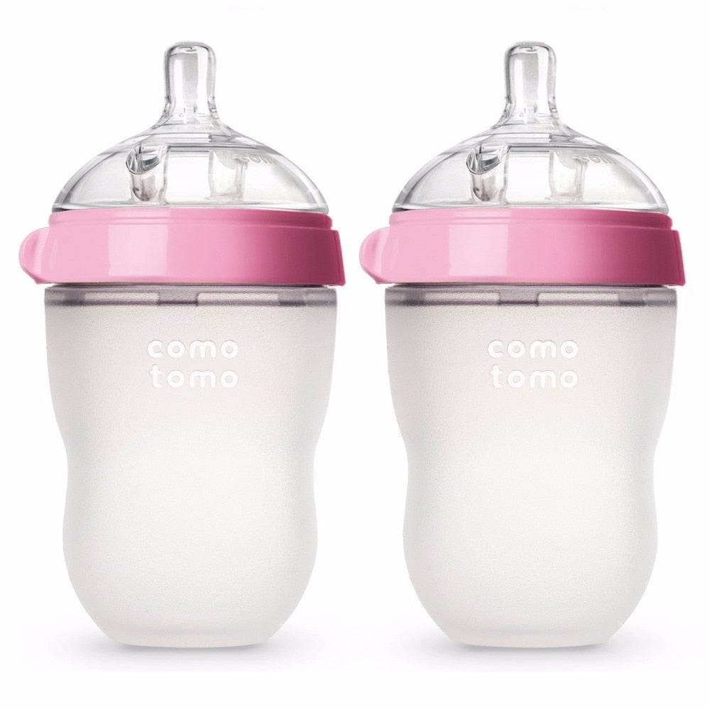 Mamadeira de Silicone Dobrável - Comotomo