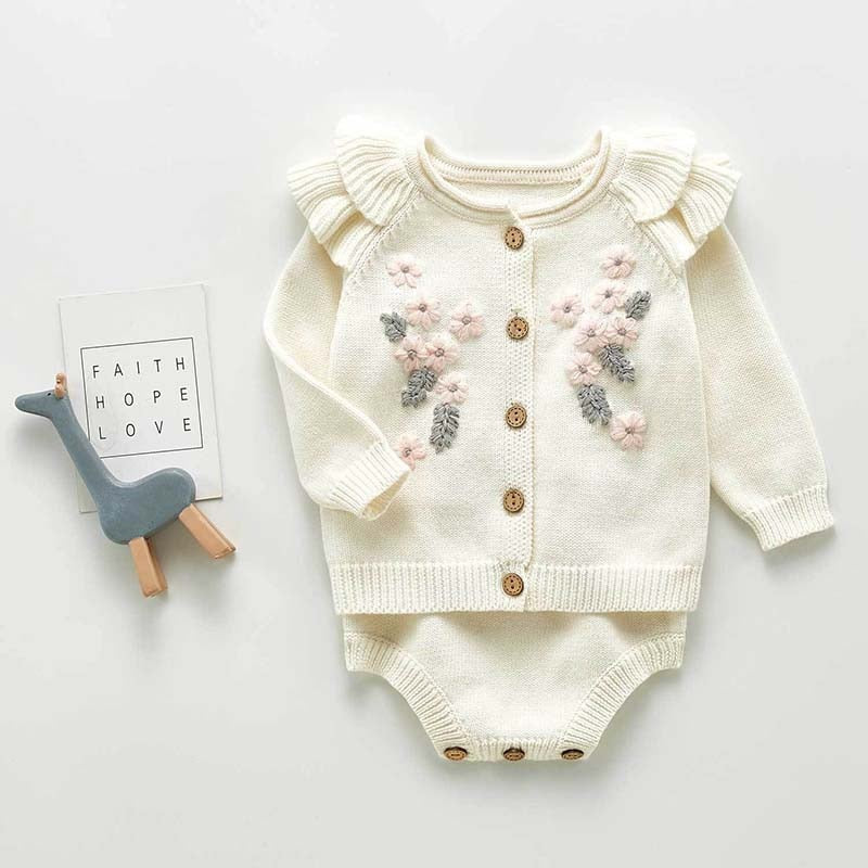 Blusa Feminina de Frio para Bebê de 3 Meses a 3 Anos