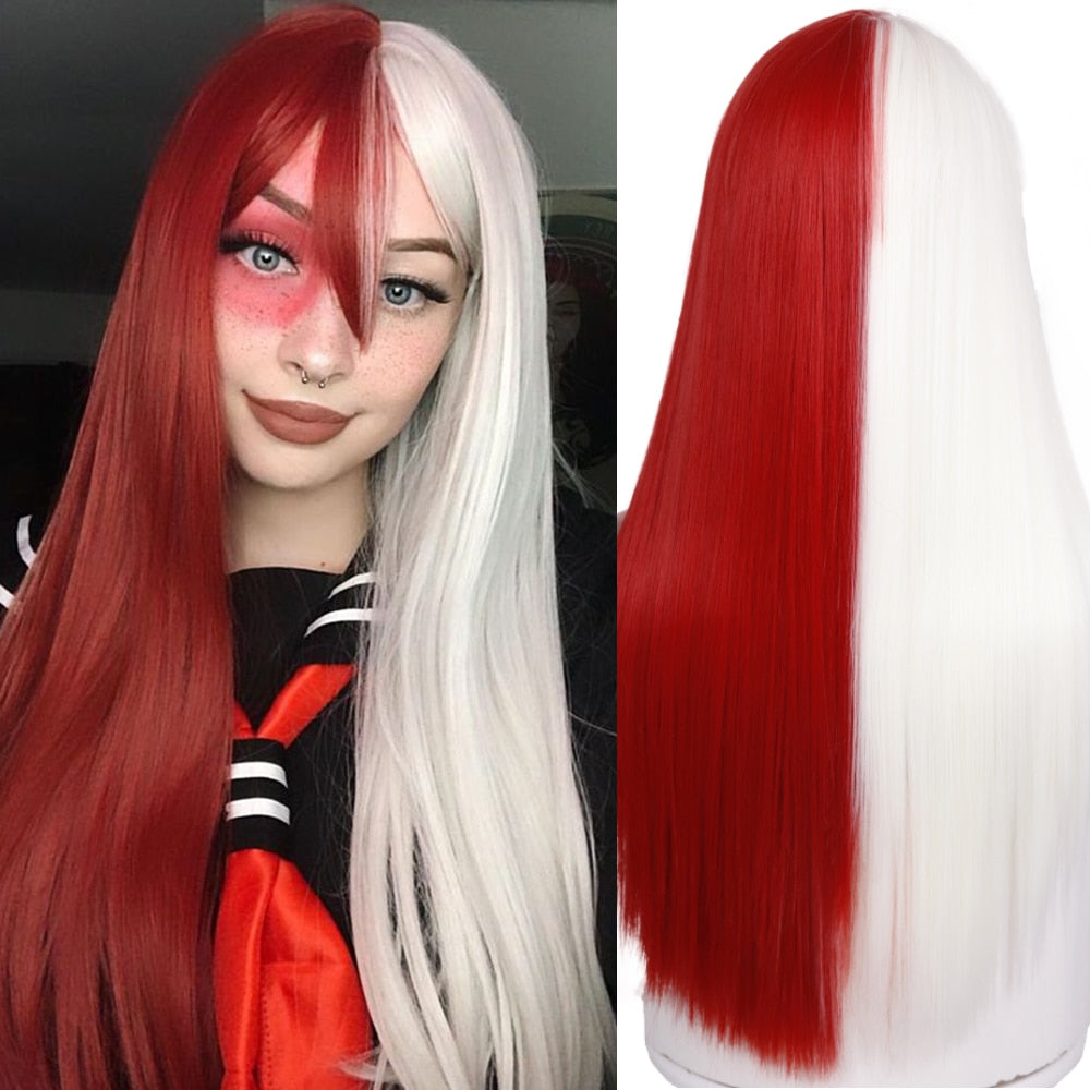 Peruca Feminina de Cabelo Sintético