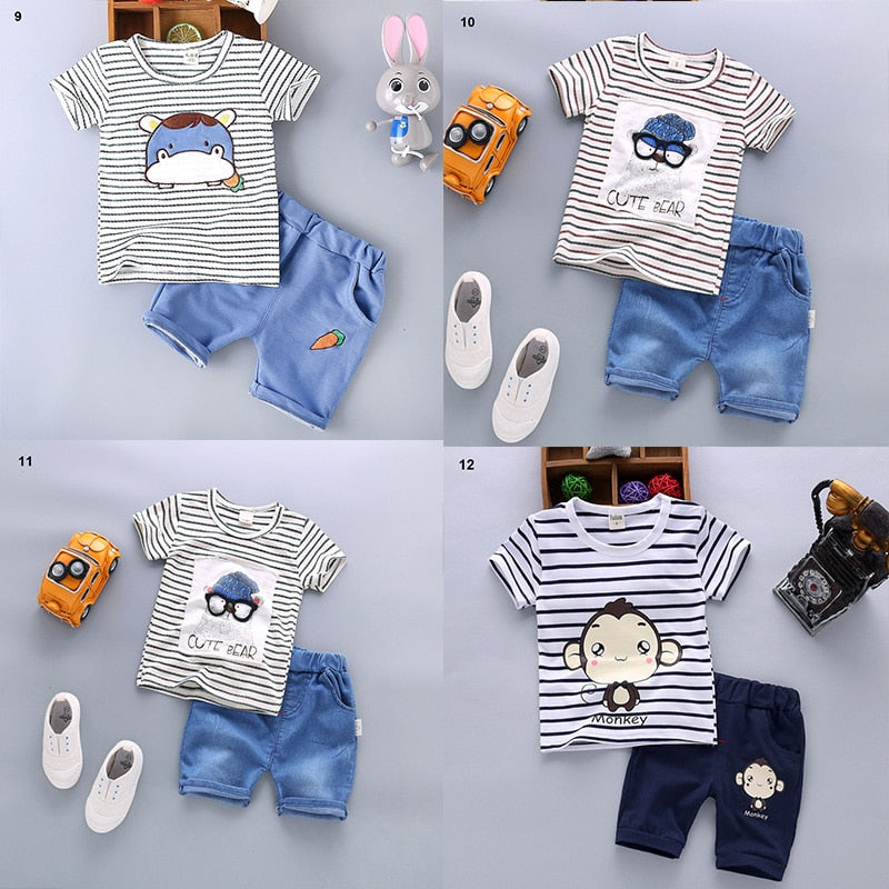 Conjunto de Animaizinhos para Meninos - 9 meses a 3 anos