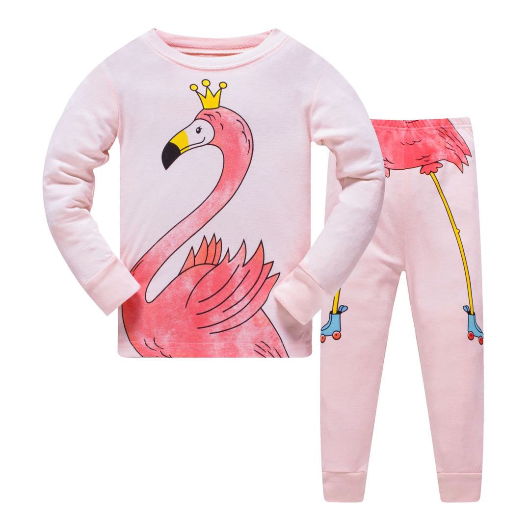 Pijama infantil de algodão para meninas - 3 a 8 anos