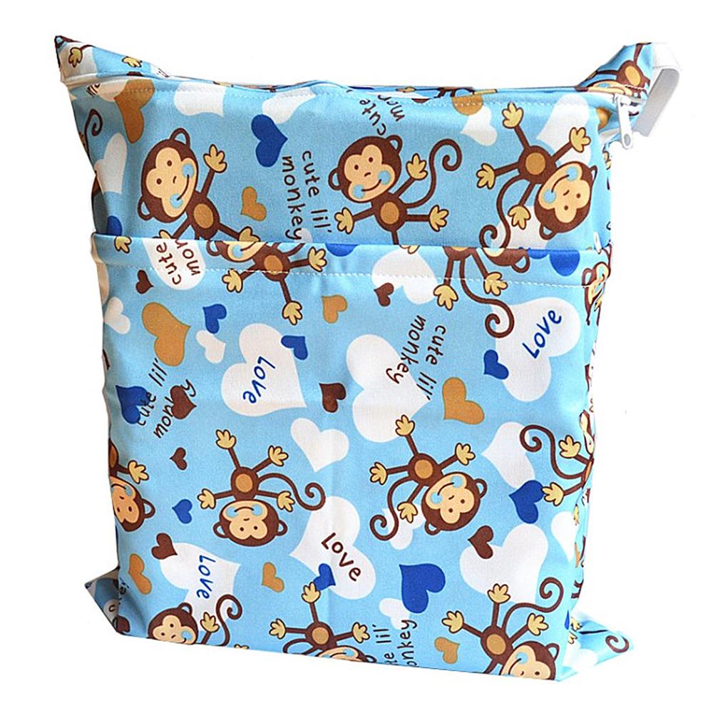 Bolsa Impermeável para Fraldas/Roupas Molhadas de Bebê