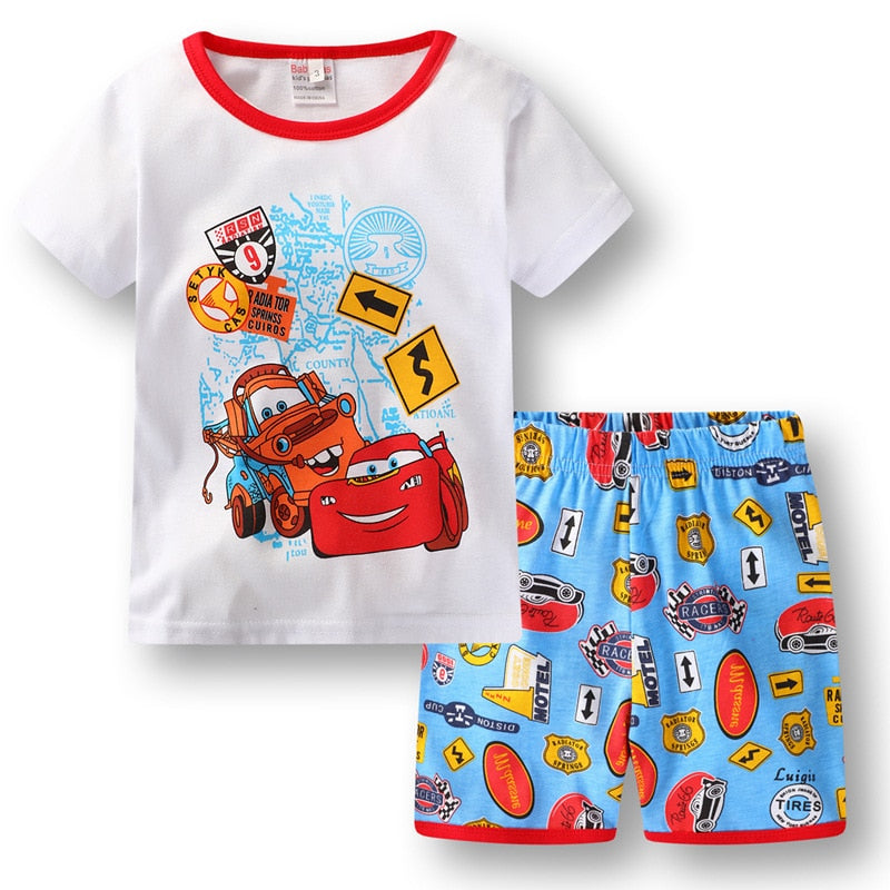 Conjunto de Pijama para Crianças Mcqueen - 2 a 7 anos