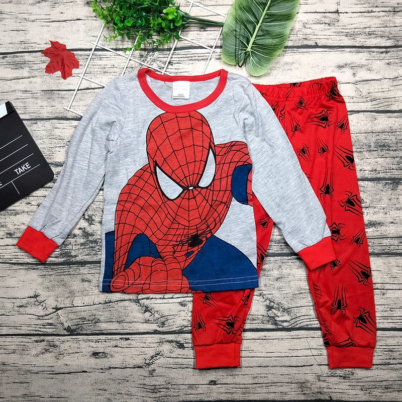Conjunto Fantasias de Super Heróis Manga Longa - 2 a 7 anos