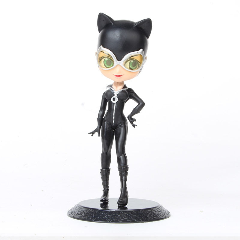Q posket Arlequina, Coringa, Mulher Maravilha figura de ação anime bonecos colecionáveis