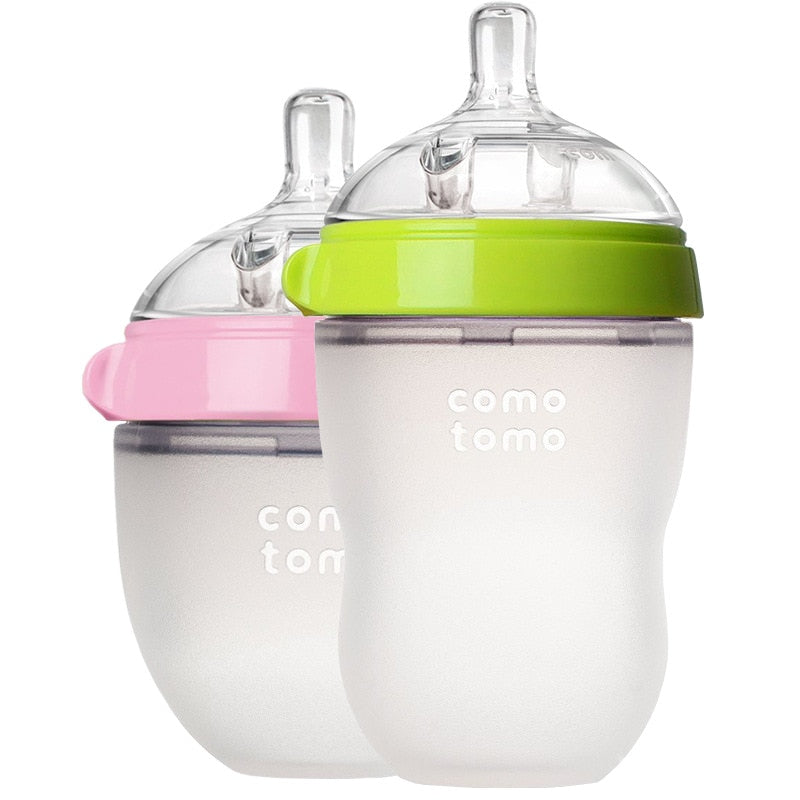 Mamadeira de Silicone Dobrável - Comotomo
