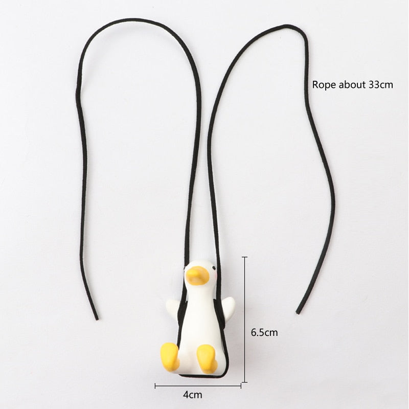 Pingente Decorativo Pato Branco