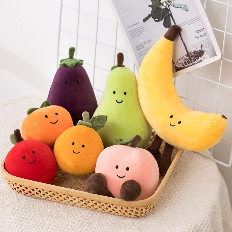 Frutas em pelúcia - 16 a 24cm
