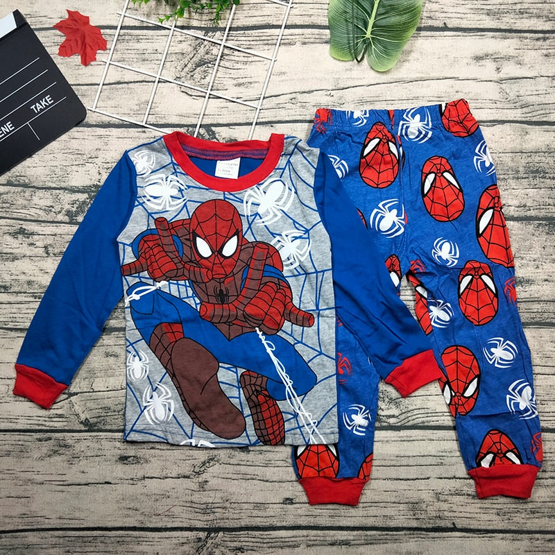 Conjunto Fantasias de Super Heróis Manga Longa - 2 a 7 anos