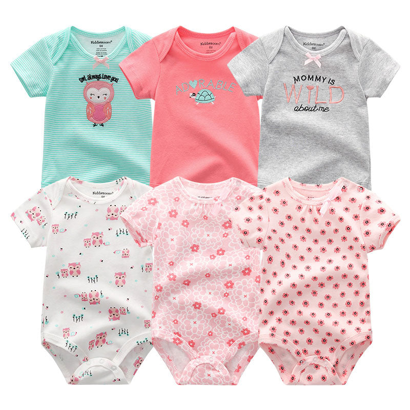 Conjunto de Bodies para Menina - 6 Unidades