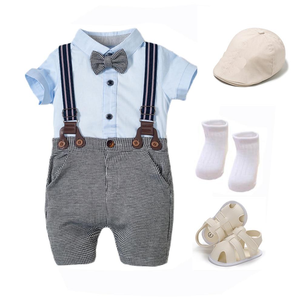 Conjunto de Roupinhas para Meninos - 5 peças (Batizado e festas)