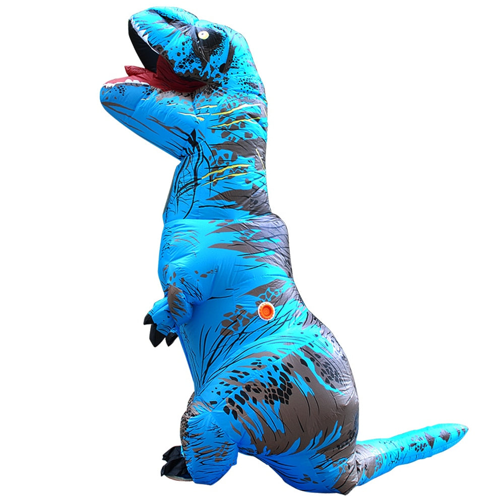Fantasia de Dinossauro inflável corpo inteiro - infantil e adulto
