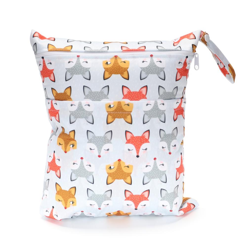 Bolsa Impermeável para Fraldas/Roupas Molhadas de Bebê
