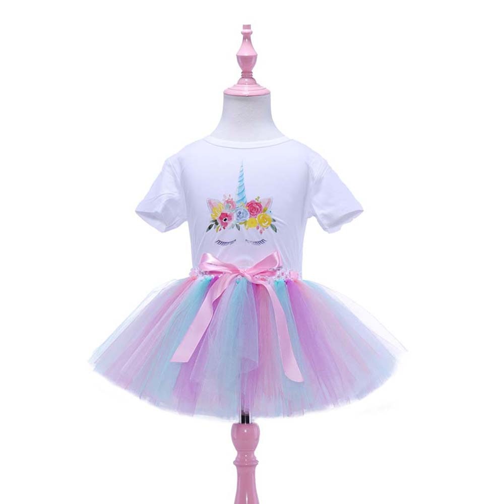 Fantasia Para Meninas Com Saia de Tutu - 2 a 8 Anos