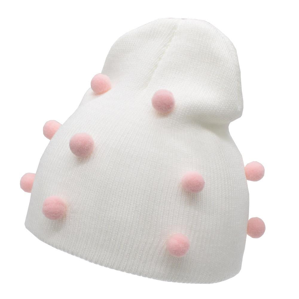 Touca Para Bebês Com Pompom