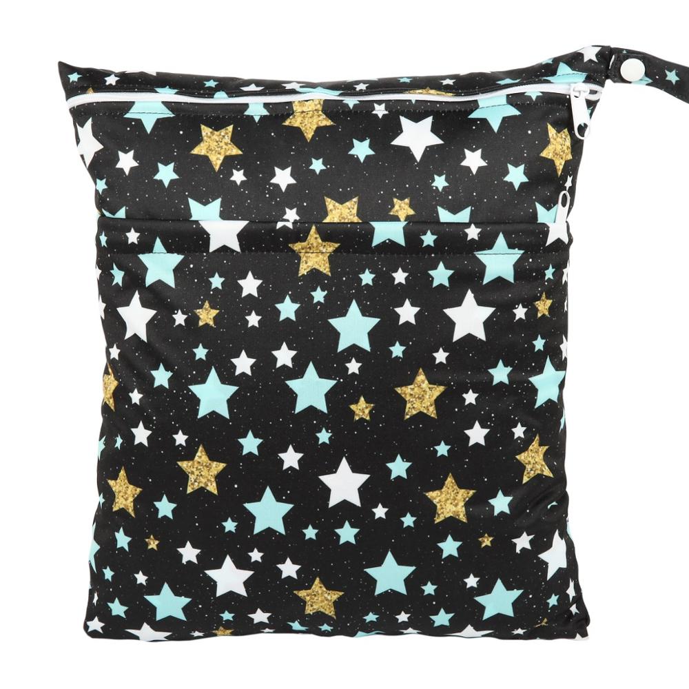 Bolsa Impermeável para Fraldas/Roupas Molhadas de Bebê
