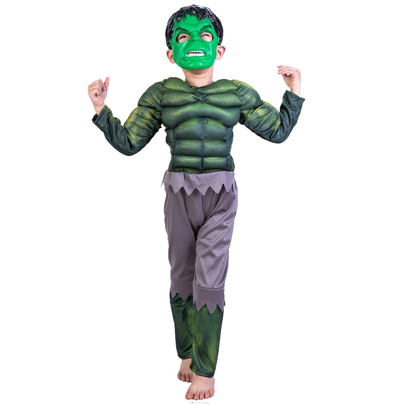 Fantasia super herói Hulk - 95 a 135 cm