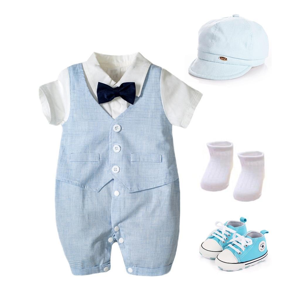 Conjunto de Roupinhas para Meninos - 5 peças (Batizado e festas)