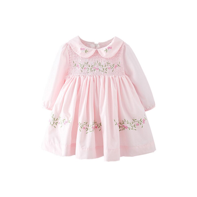 Vestido Com Detalhes Bordado de 09 Meses a 4 Anos
