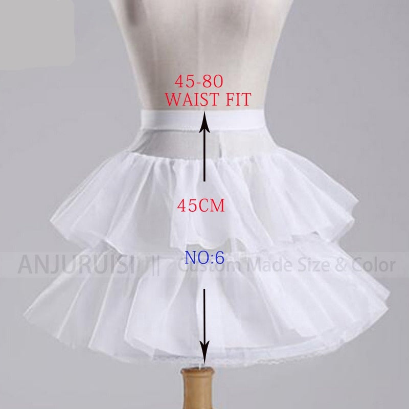 Saia de armar/ anágua para meninas