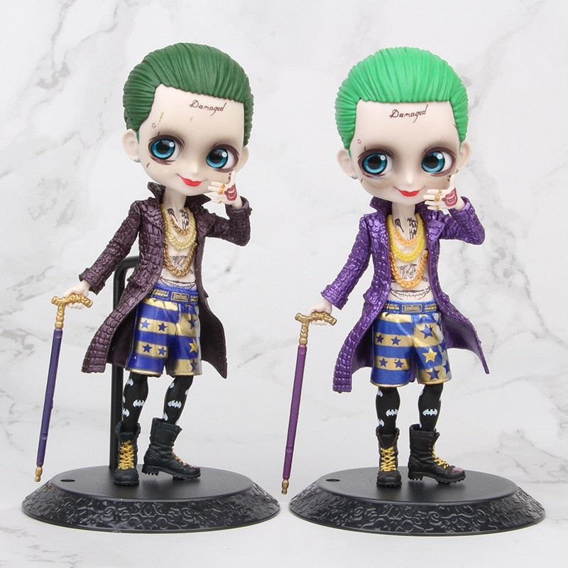 Q posket Arlequina, Coringa, Mulher Maravilha figura de ação anime bonecos colecionáveis
