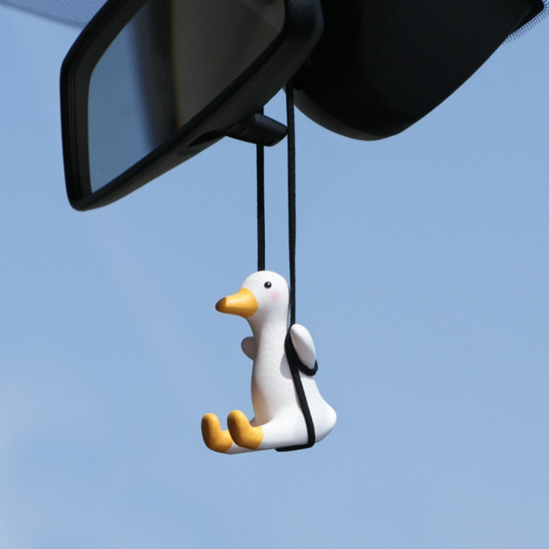 Pingente Decorativo Pato Branco