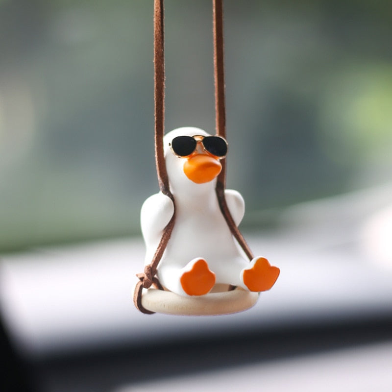 Pingente Decorativo Pato Branco