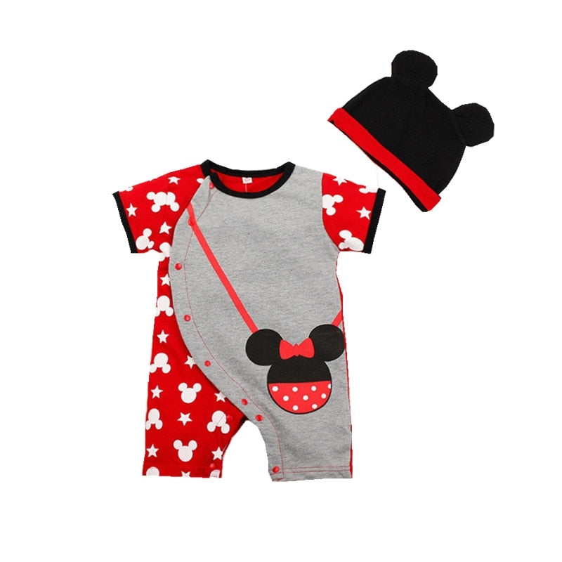 Body Mickey e Minnie de 0 à 18 Meses