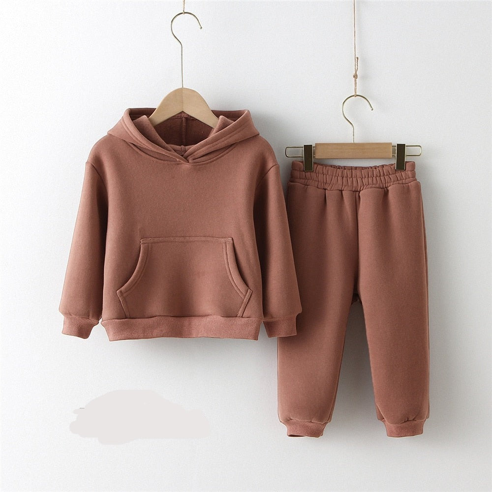 Conjunto Moletom e Calça para crianças - 1 a 8 anos