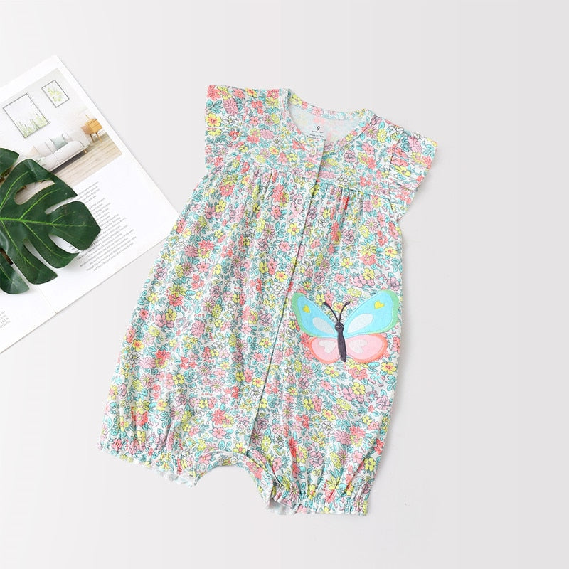 Body de Verão Para Meninas - 6 a 24 Meses