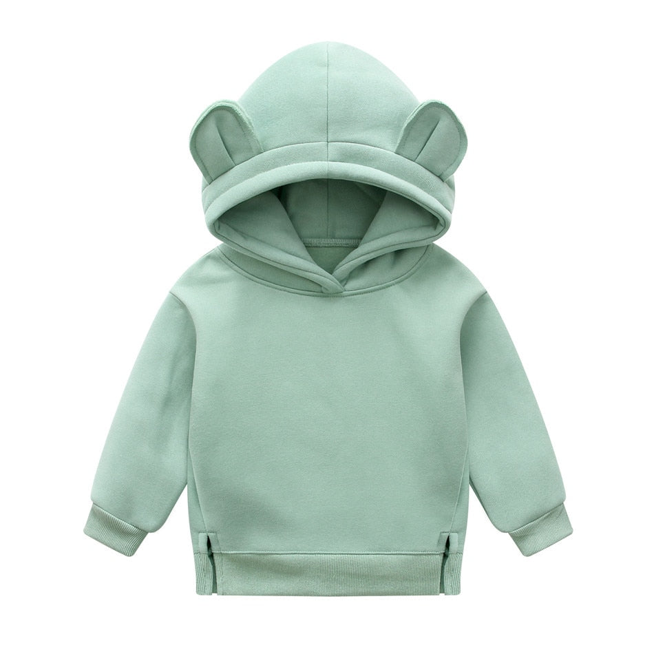 Blusa de moletom com capuz - 18 meses a 5 anos
