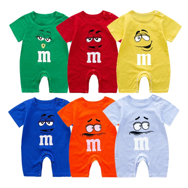 Macacão de bebê M&M's
