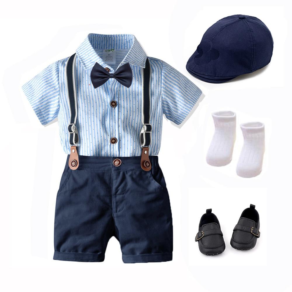 Conjunto de Roupinhas para Meninos - 5 peças (Batizado e festas)