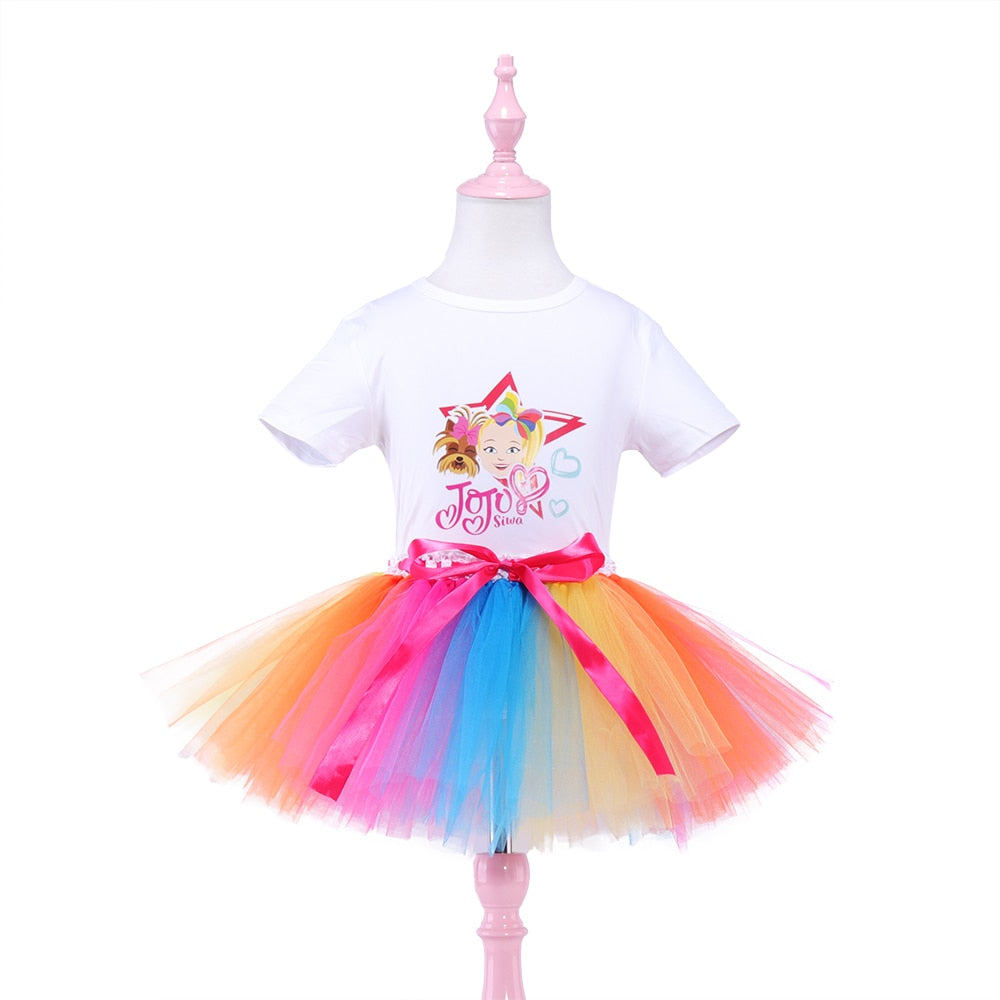 Fantasia Para Meninas Com Saia de Tutu - 2 a 8 Anos