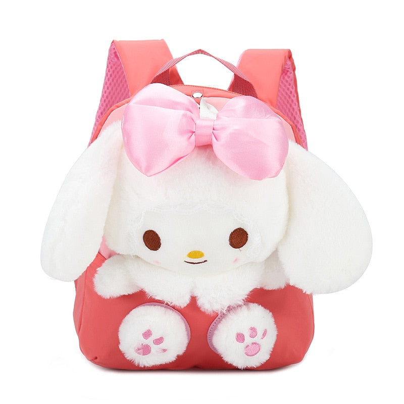 Mochila Escolar Infantil Animais de Pelúcia