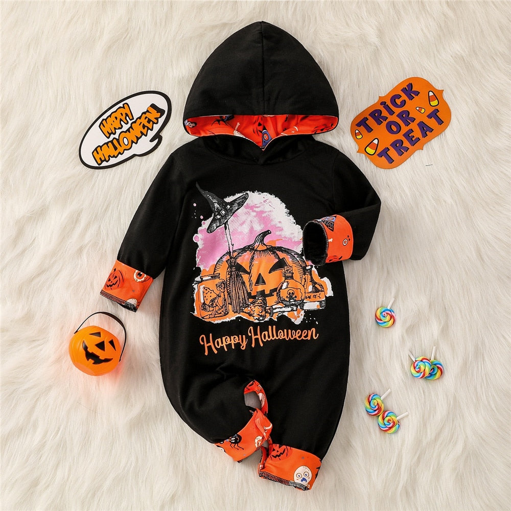 Macacão Halloween - 3 meses a 1 ano