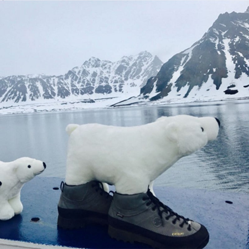 Ursinho polar de pelúcia