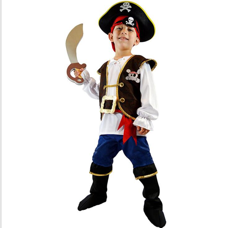 Fantasia de Pirata para meninos - 3 a 10 anos