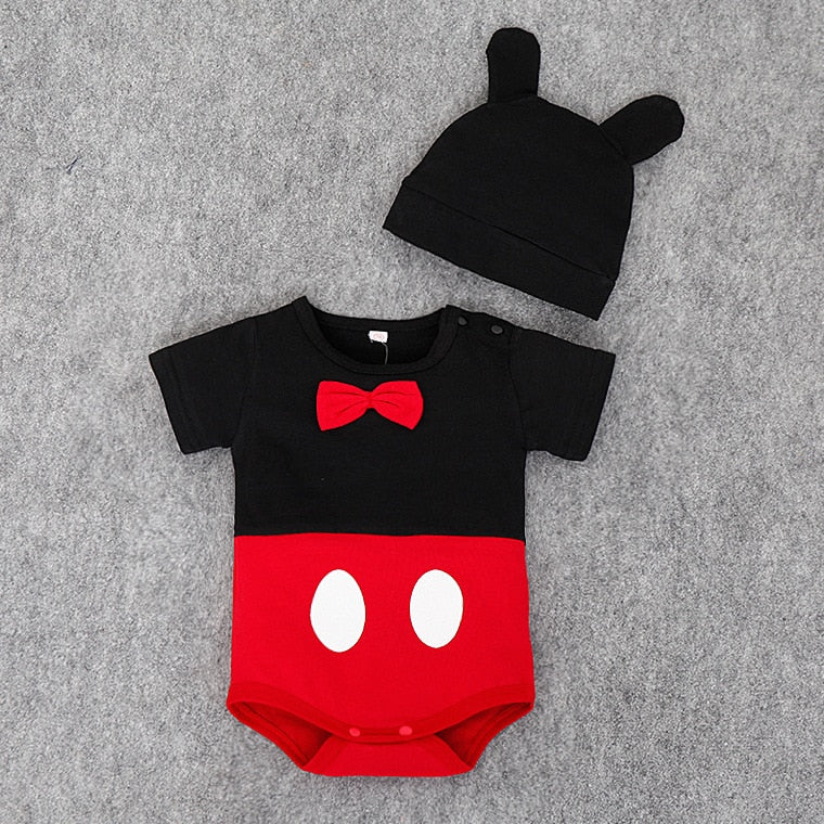 Body Mickey e Minnie de 0 à 18 Meses