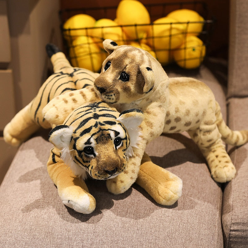 Leão, Tigre e Leopardo de Pelúcia
