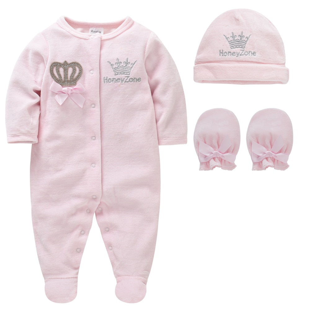 Macacão com Gorro e Luvinhas - RN a 9 meses