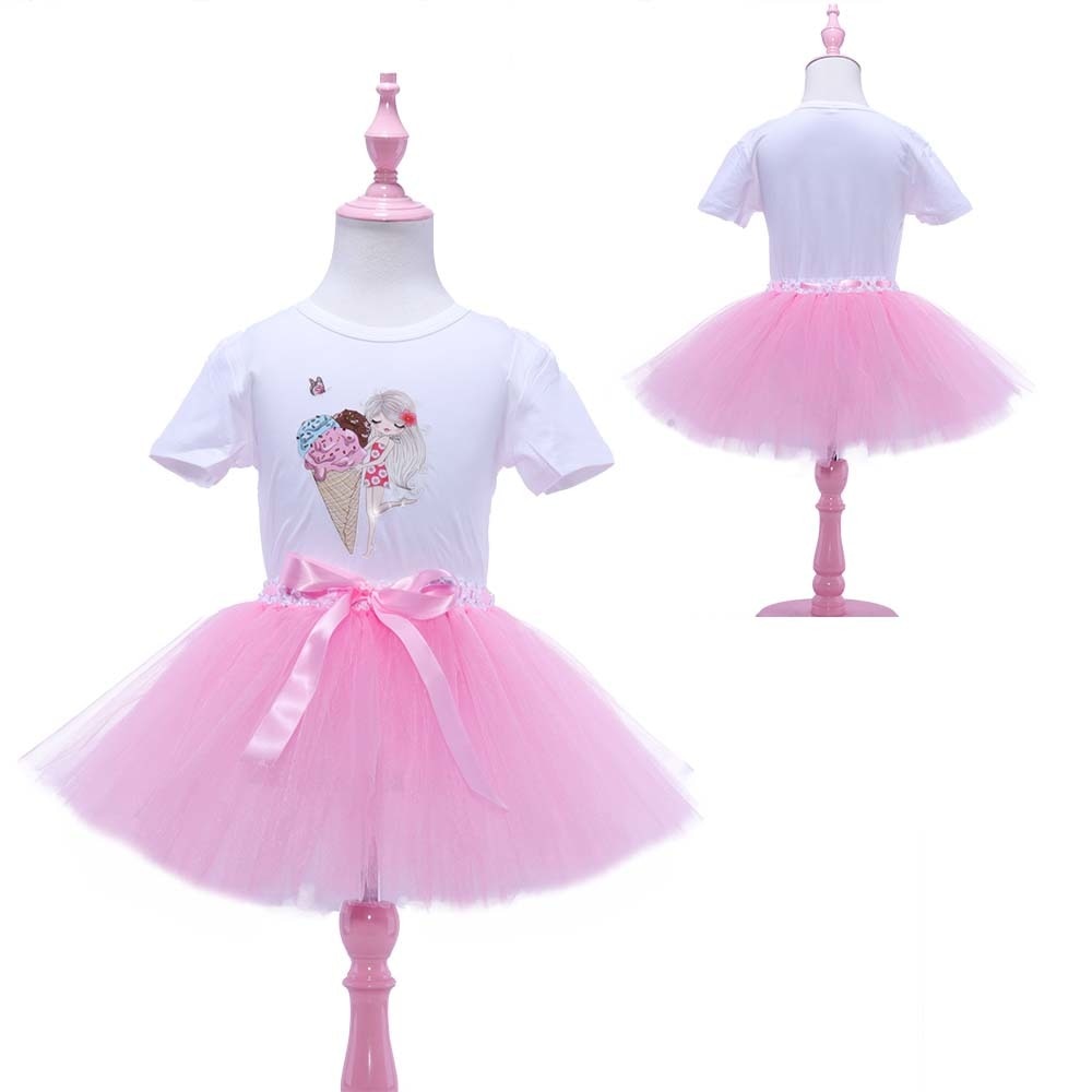 Fantasia Para Meninas Com Saia de Tutu - 2 a 8 Anos