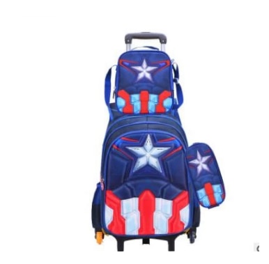 Bolsa, Lancheira e Estojo de Super Herói