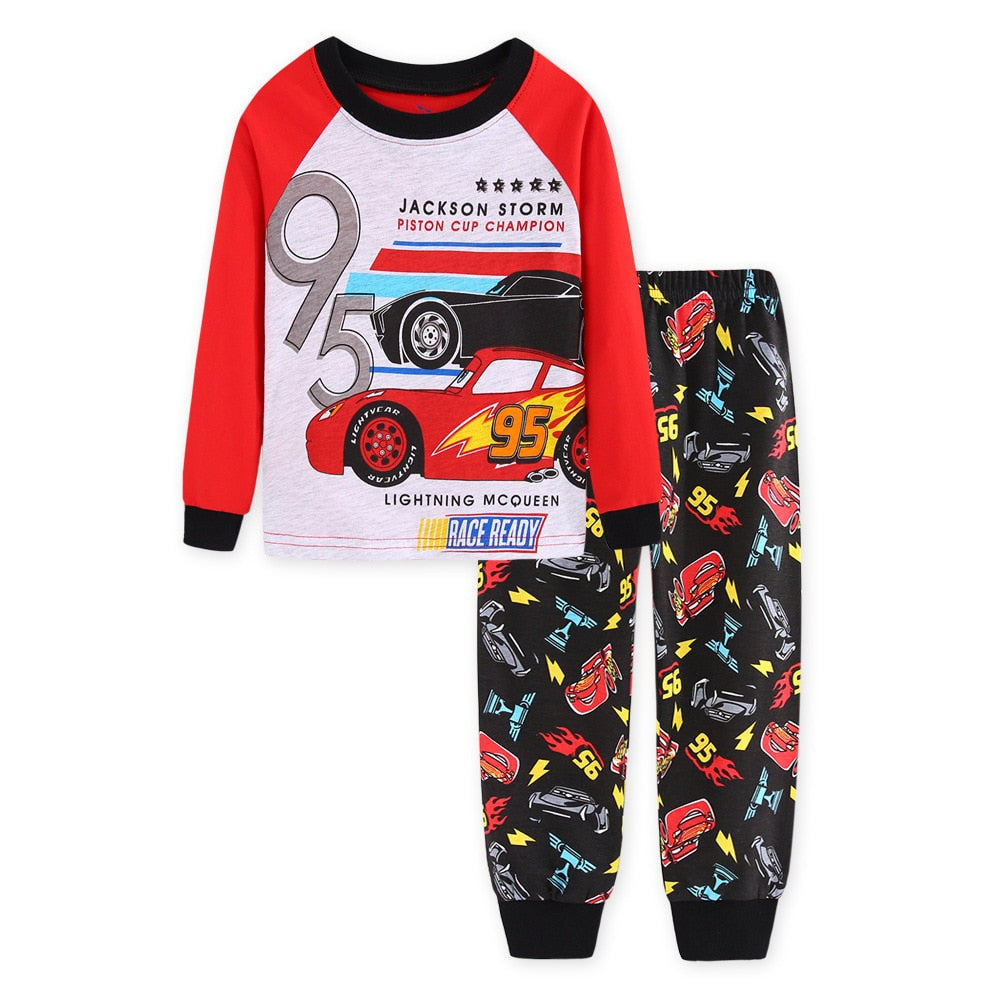 Conjunto de Pijama para Crianças Mcqueen - 2 a 7 anos