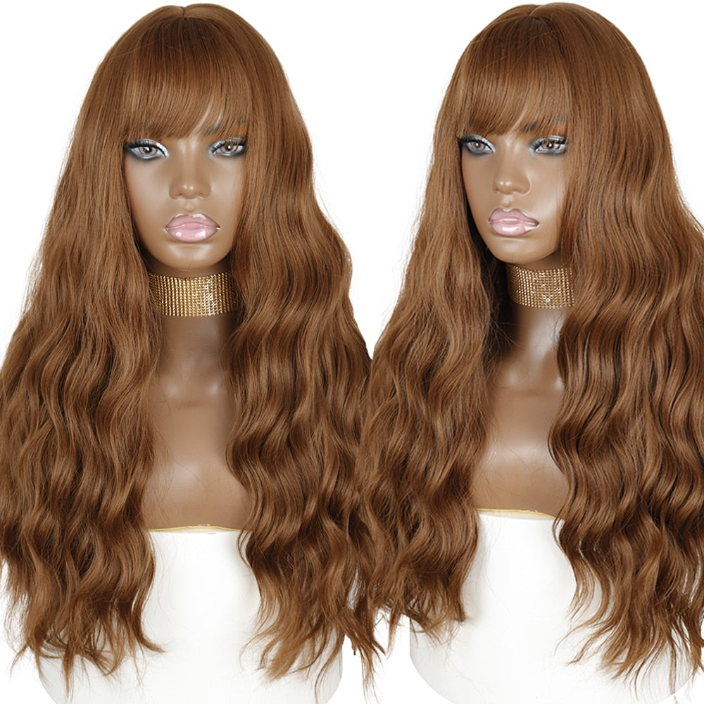 Peruca Feminina de Cabelo Sintético