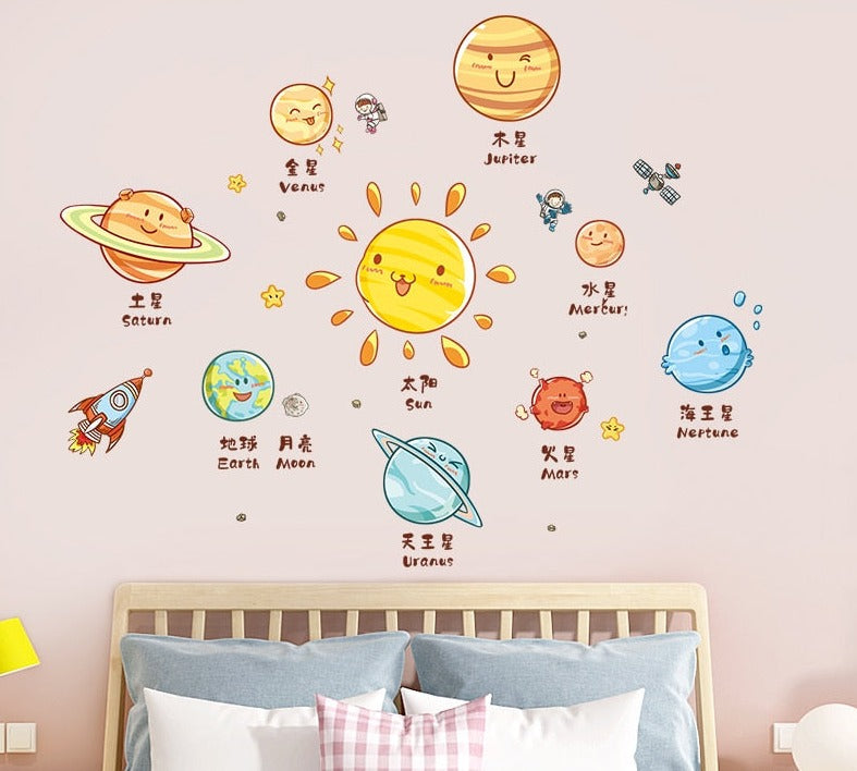 Adesivo decorativo (papel de parede) - Temas variados para meninos e meninas