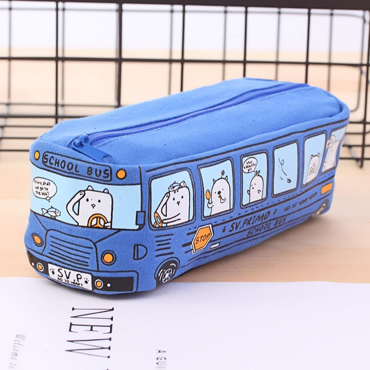 Estojo em Formato de Ônibus