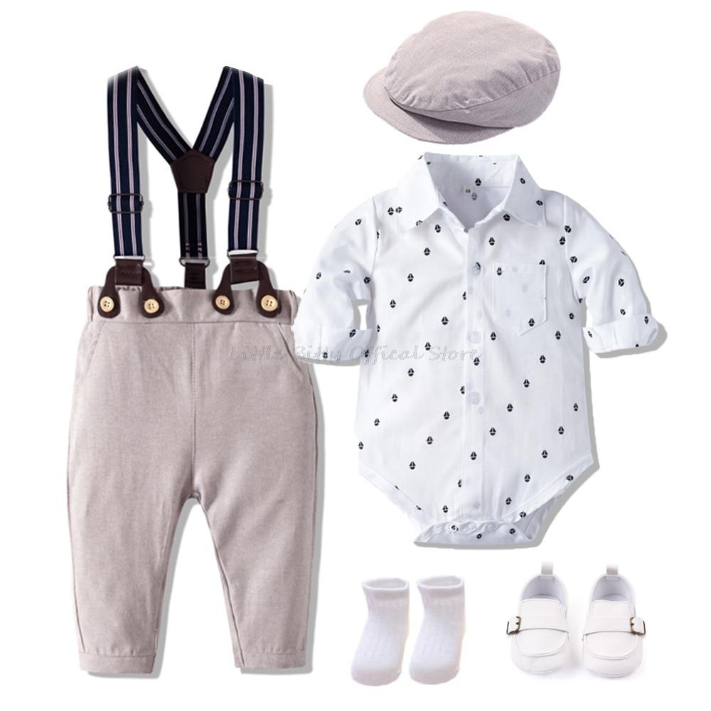 Conjunto de Roupinhas para Meninos - 5 peças (Batizado e festas)