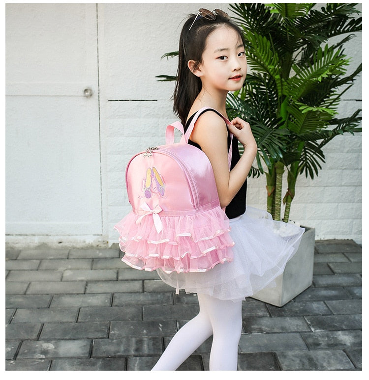 Mochila Infantil Bailarina - Rosa e Lilás