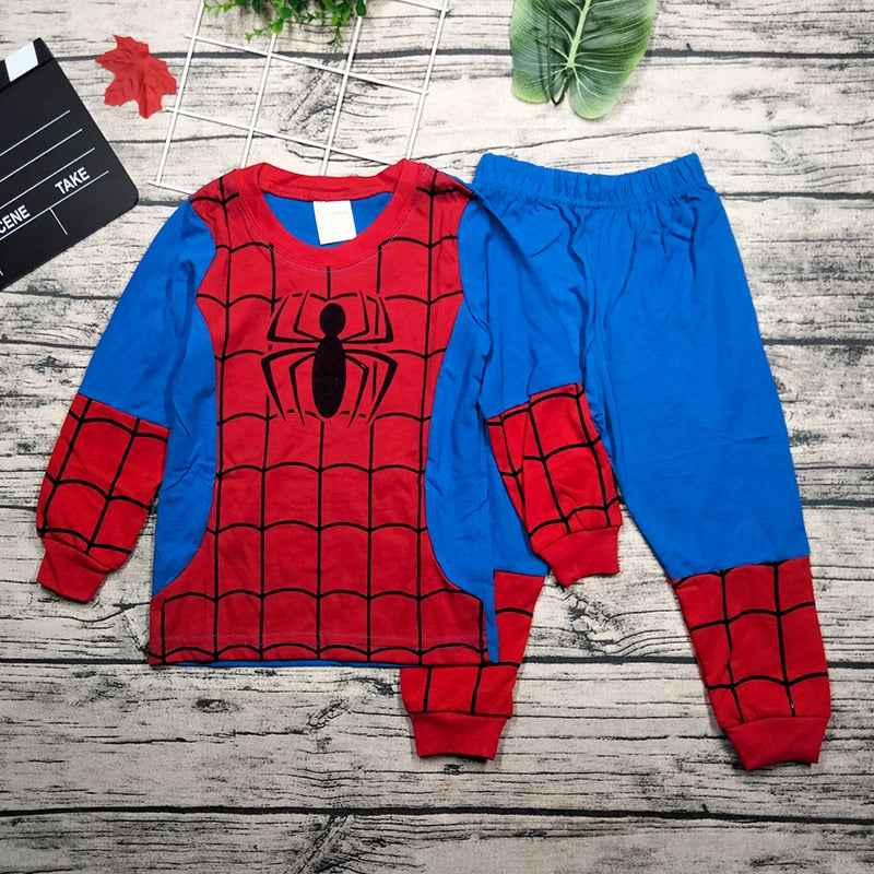 Conjunto Fantasias de Super Heróis Manga Longa - 2 a 7 anos